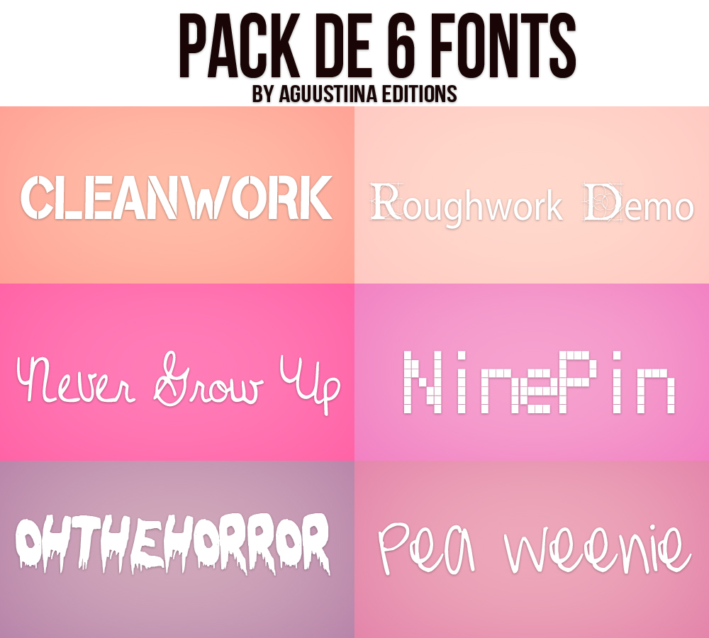 Pack de fonts #03