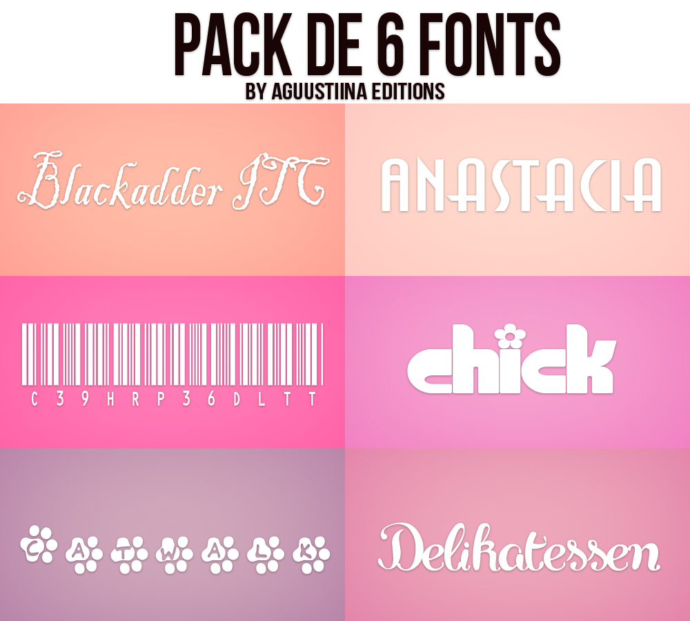 Pack de fonts #04