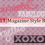 13 Magazine Style Brushes