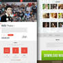 FREE samfolio personal one page web psd
