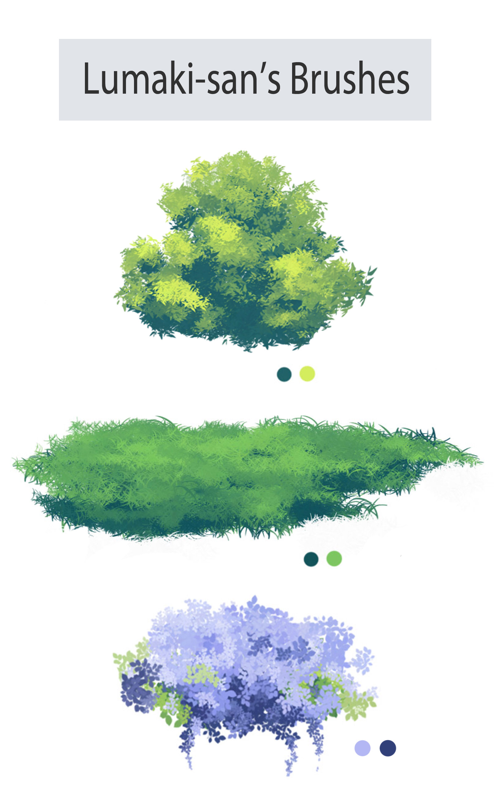 paint tool sai brush textures grass