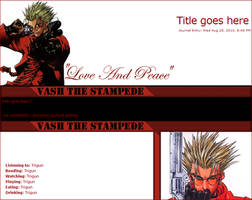 Trigun Journal Skin