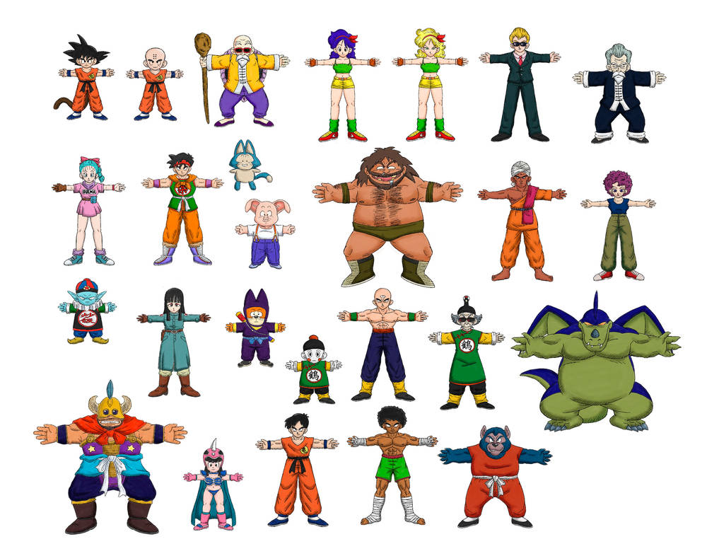 Dragon Ball Part 1 Tournament Saga By Alexthestudio On Deviantart