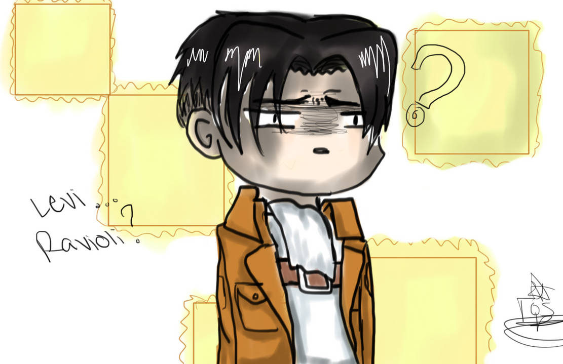 Levi.... RAVIOLI?! by triforceofsteampunk on DeviantArt