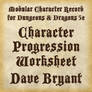 Progression Worksheet