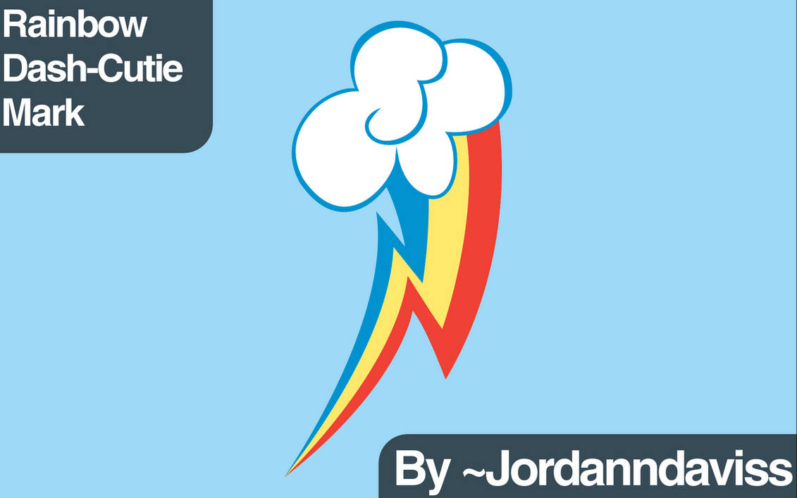 Rainbow Dash Cutie Mark Wall by jordanndaviss on DeviantArt