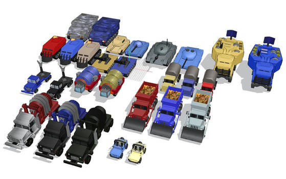 [MMD] Red Alert 1 Allied Land Vehicles pack DL