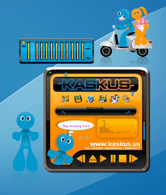 Kaskus Winamp Skin ver. 09