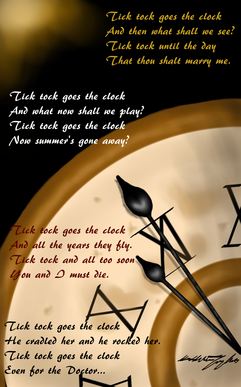 Tick Tock Goes The Clock By Kaoru Kitty368 On Deviantart