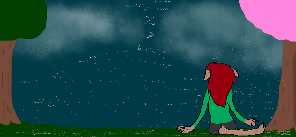 Looking at the night sky by Pryro on DeviantArt