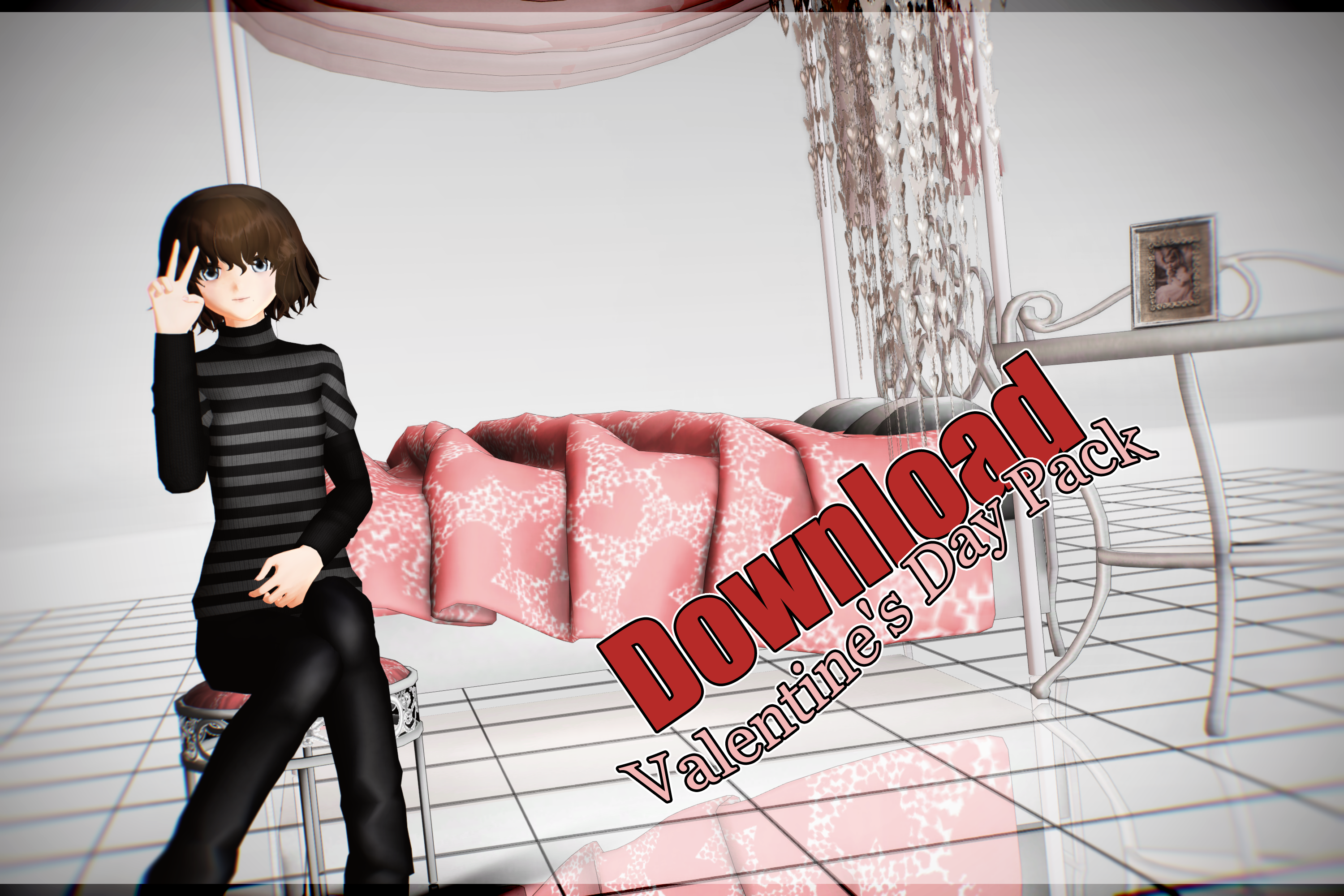 MMD Valentine's Day pack download