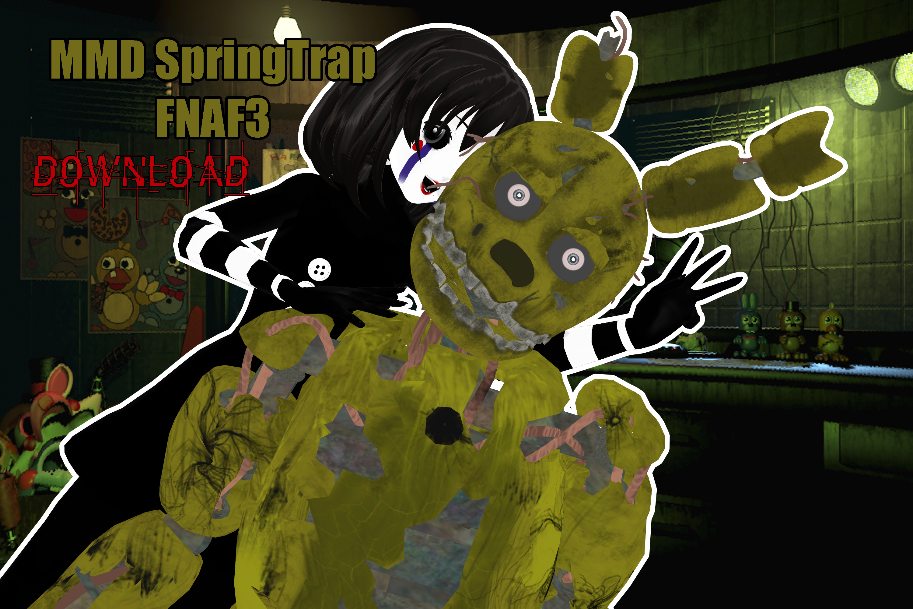 [MMD FNAF3] SpringTrap DOWNLOAD