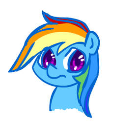 Rainbow Dash blinking animation