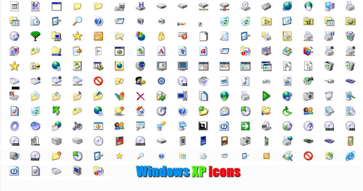 Windows XP Icons By GothaGo229 On DeviantArt