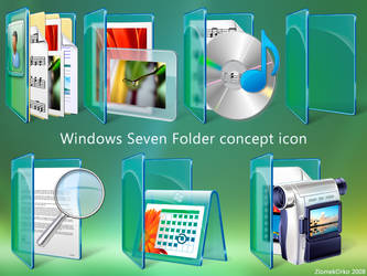 Win Sewen Folder concept icon