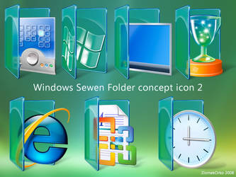 Win Sewen Folder concept icon2