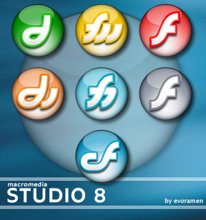 macromedia studio 8 icons