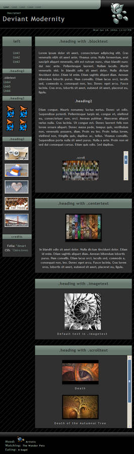 Deviant Modernity CSS v.1.3
