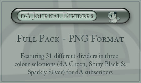 dA Journal Dividers - PNG