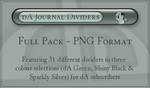 dA Journal Dividers - PNG by ClaireJones