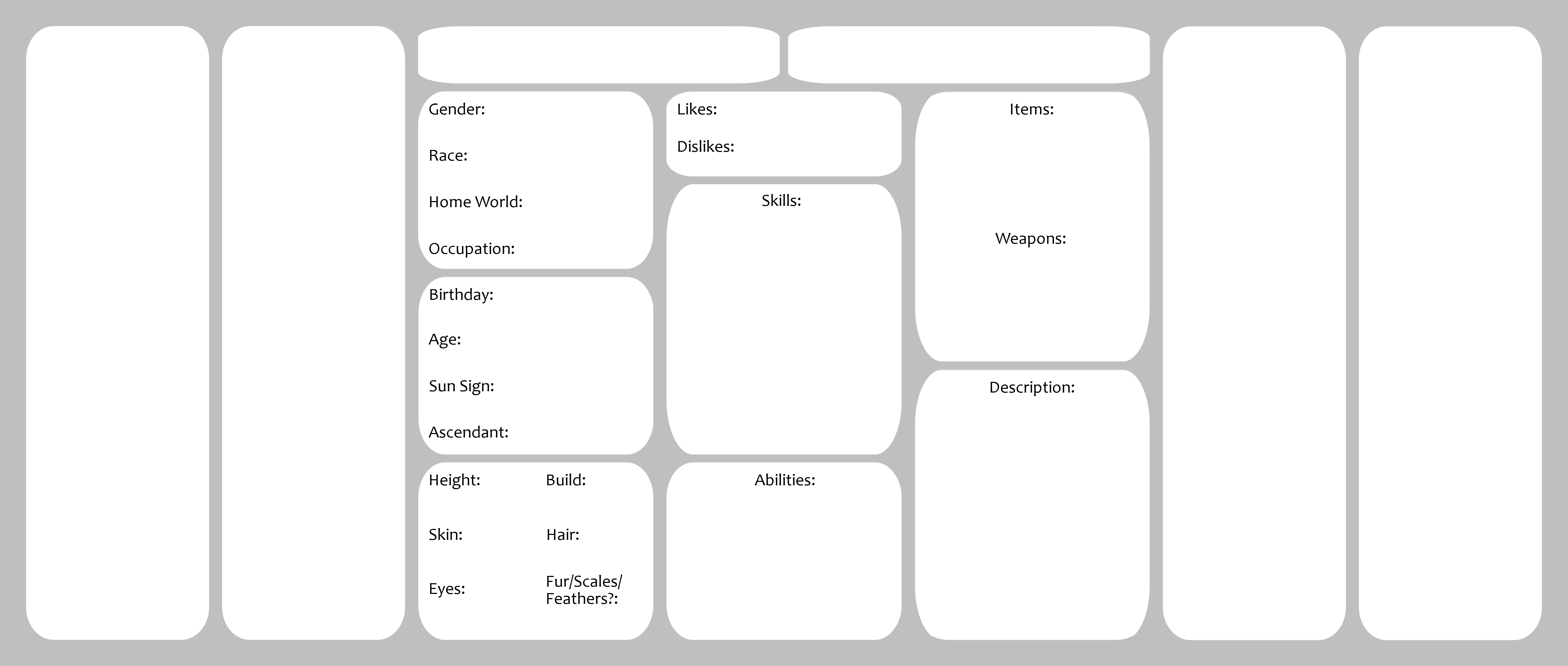 Blank Character Template By Anekamaru On Deviantart