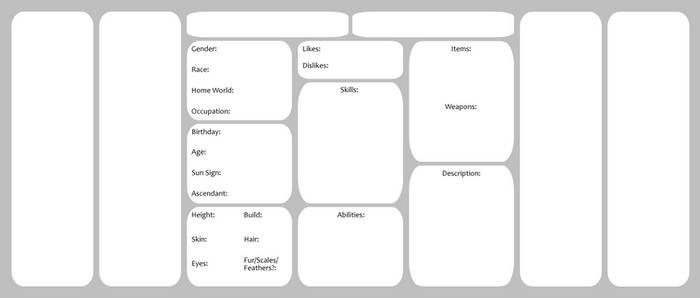 Blank character template