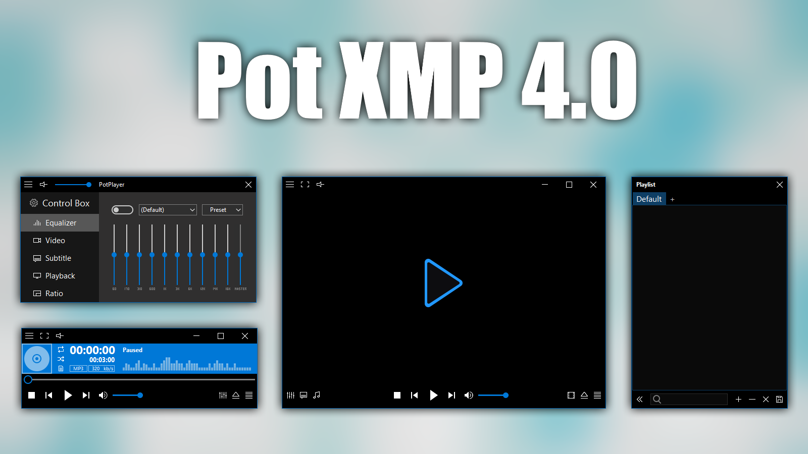 PotXMP 4.0 - Skin for PotPlayer