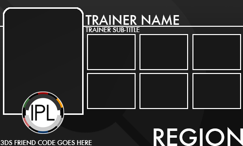 Trainer Card Template 3.0 - Black