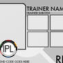 Trainer Card Template 3.0 - White