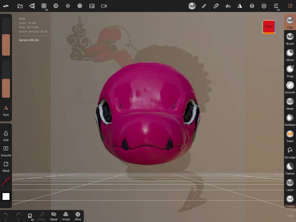Q - 3D Model by CrumpitCroc on DeviantArt