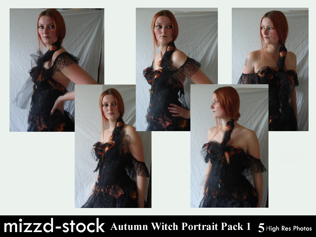 Autumn Witch Portrait Pack 1