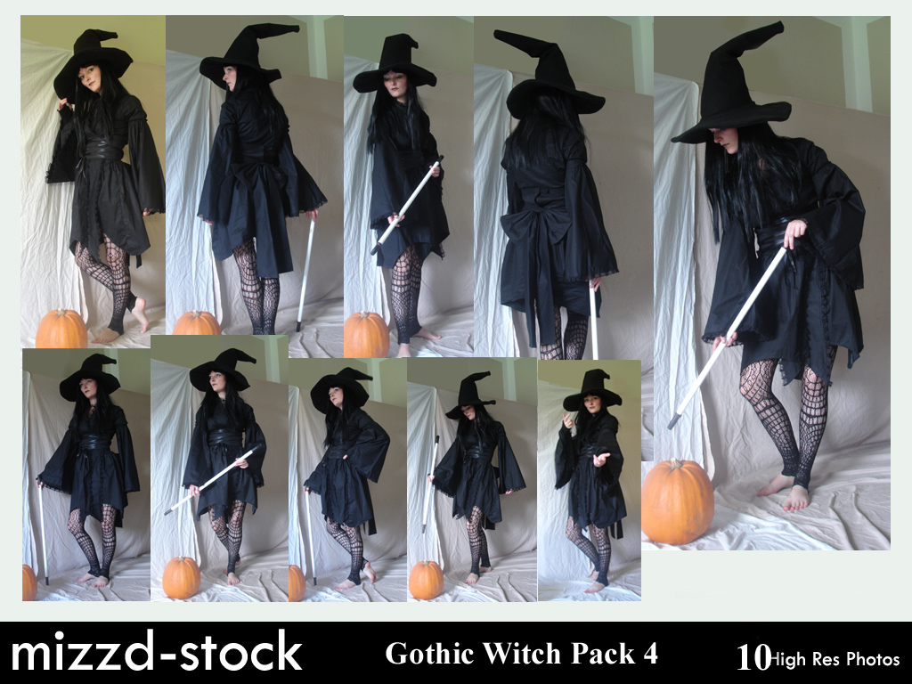 Gothic Witch Pack 4