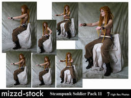 Steampunk Soldier Pack 11