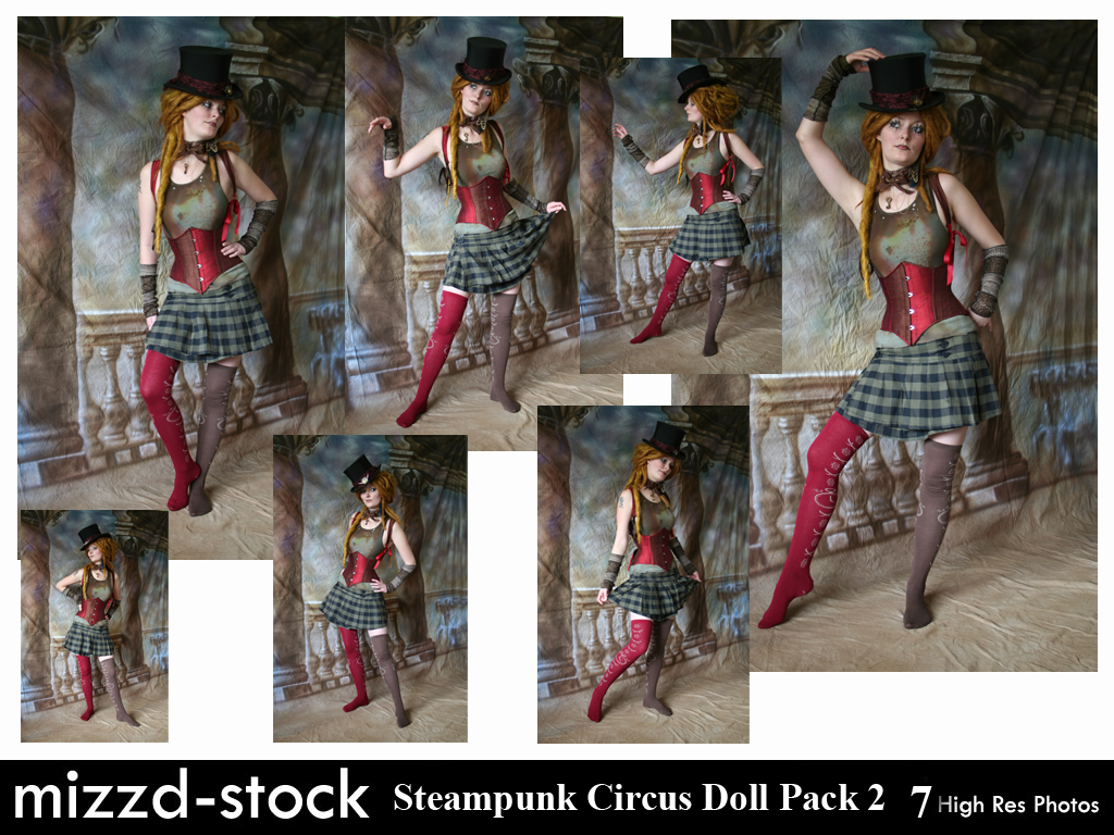 Steampunk Circus Doll Pack 2