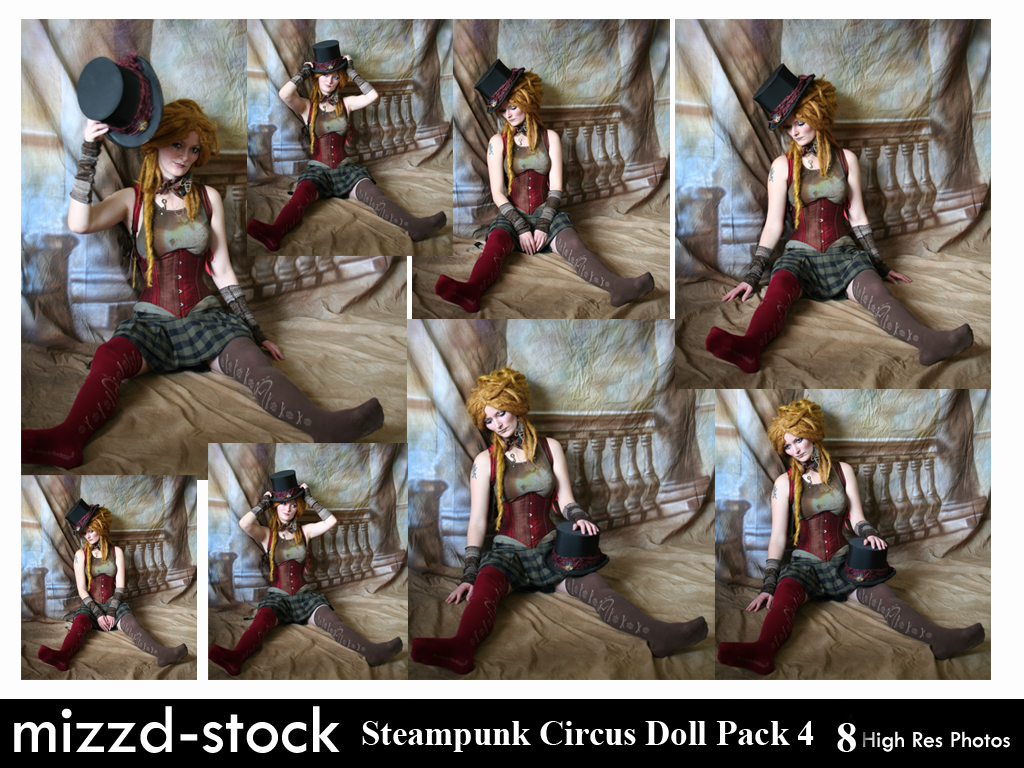 Steampunk Circus Doll Pack 4
