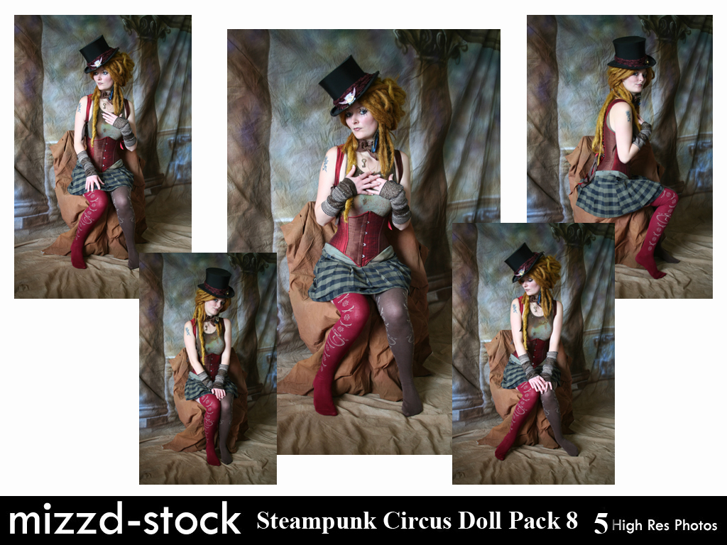 Steampunk Circus Doll Pack 8