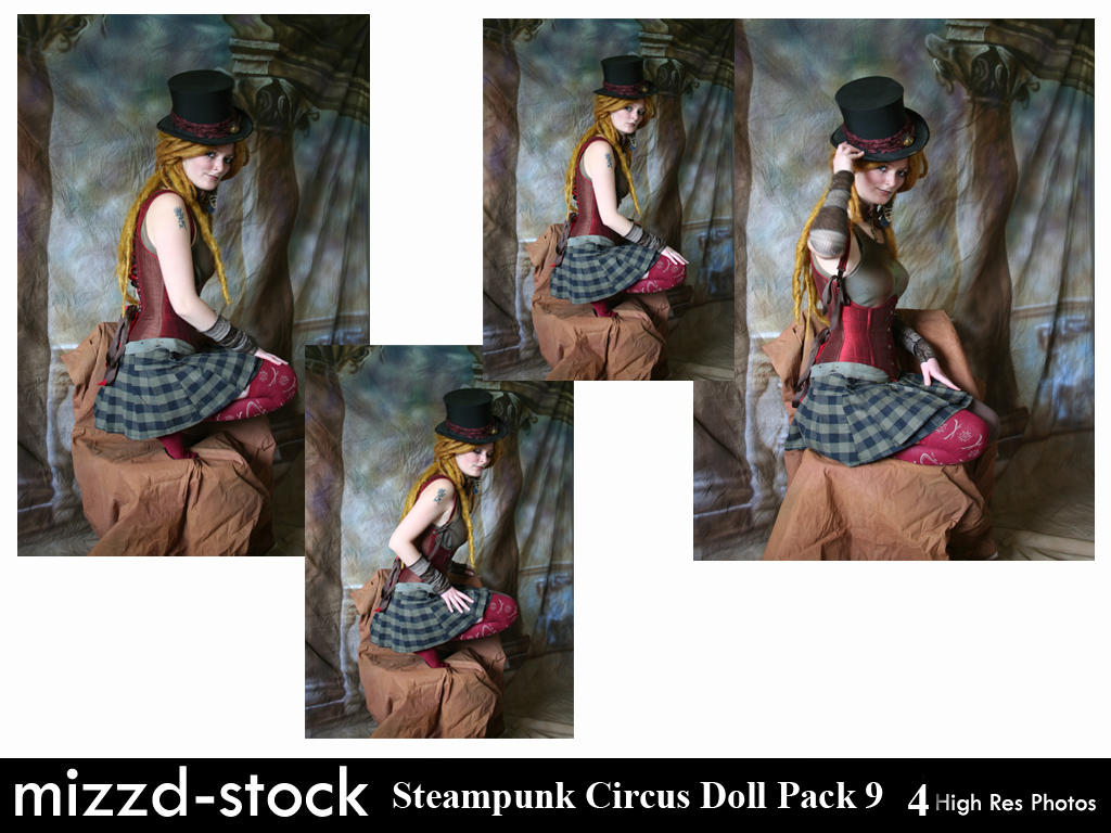 Steampunk Circus Doll Pack 9