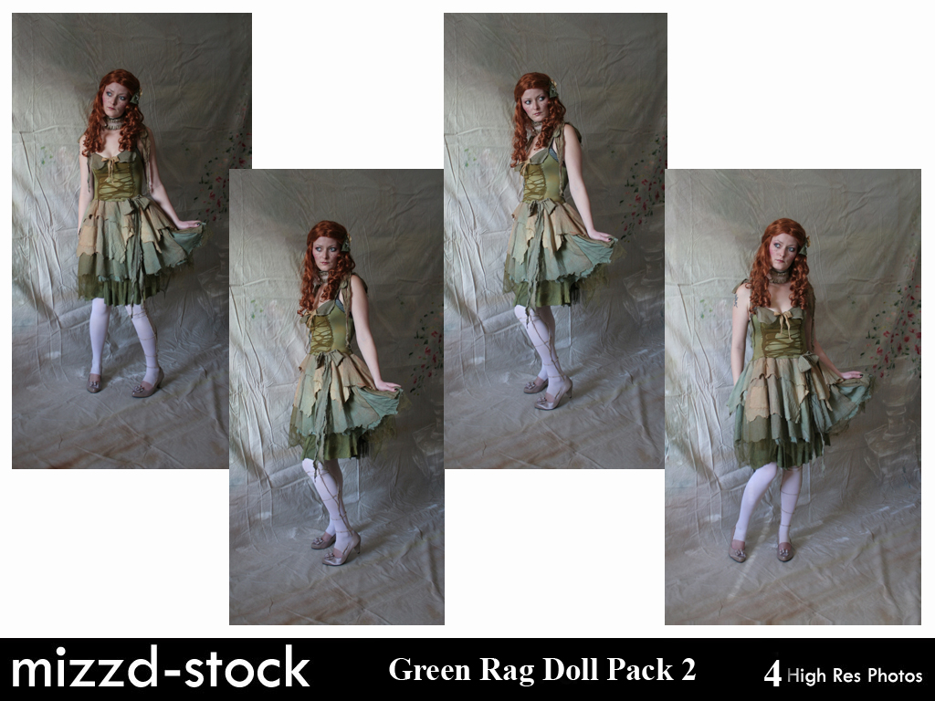 Green Rag Doll Pack 2