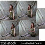 Green Rag Doll Pack 10