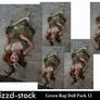 Green Rag Doll Pack 12