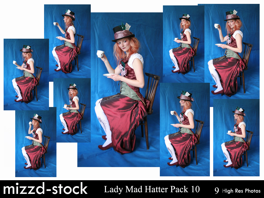 Lady Mad Hatter Pack 10