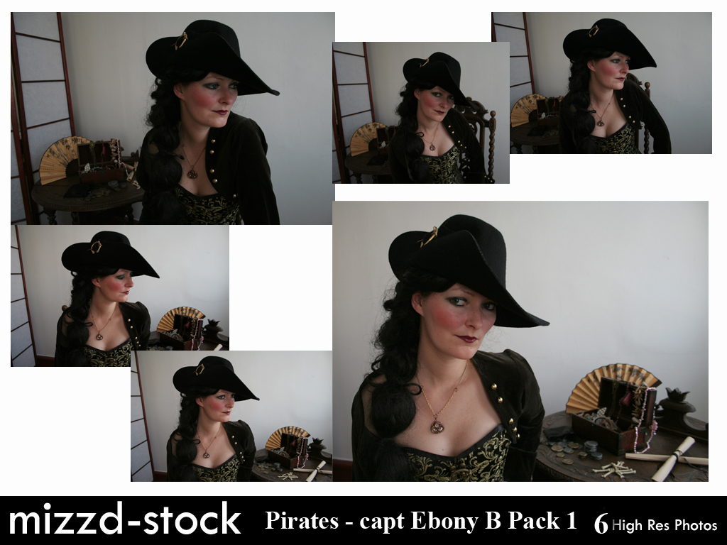 Pirates - Captain Ebony Black Portrait Pack 1