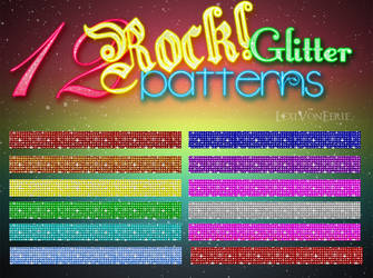 12 Glitter Rock Patterns