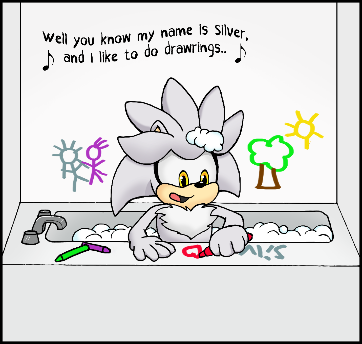 Bath Time with Silver by x-SilverLining-x on DeviantArt