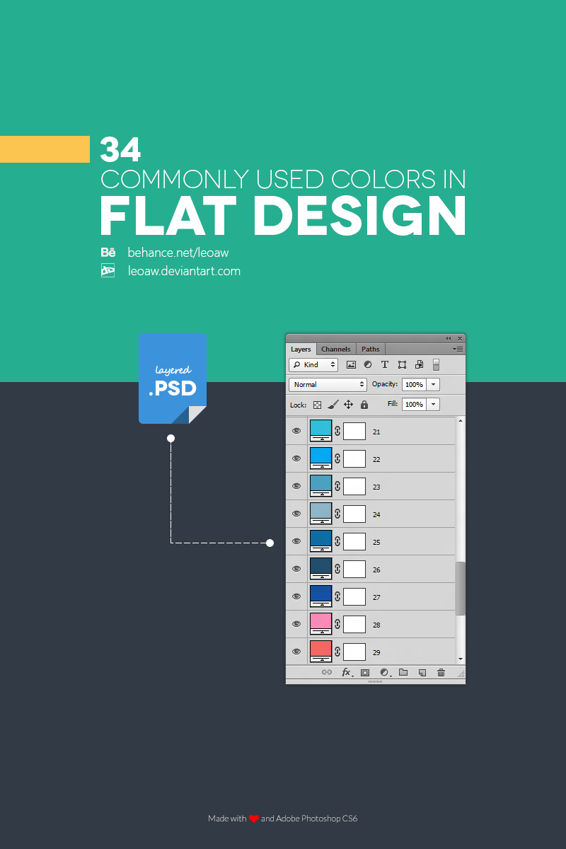 Colors in Flat Design