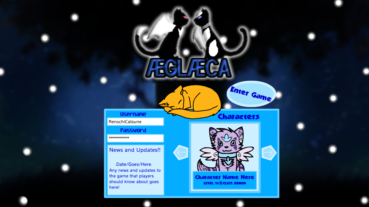 Log In Screen :aeglaeca: