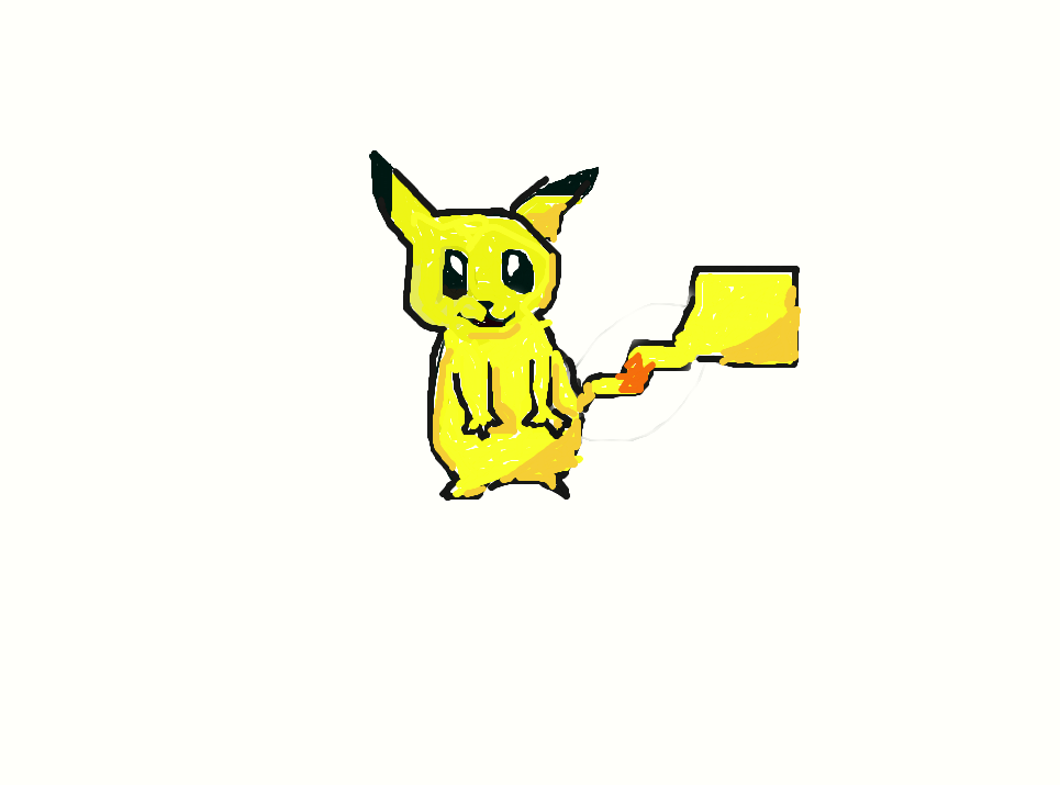 My first deviation!!!Pikachu