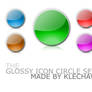 Glossy Icon Circle template