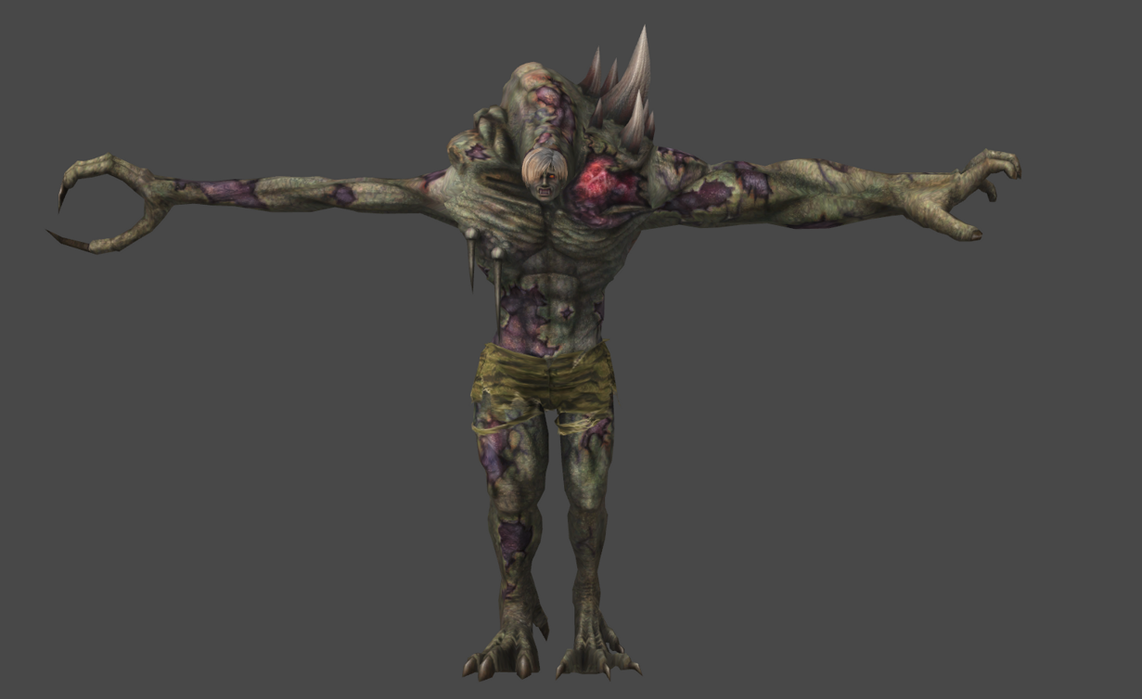Стив бёрнсайд Resident Evil монстр