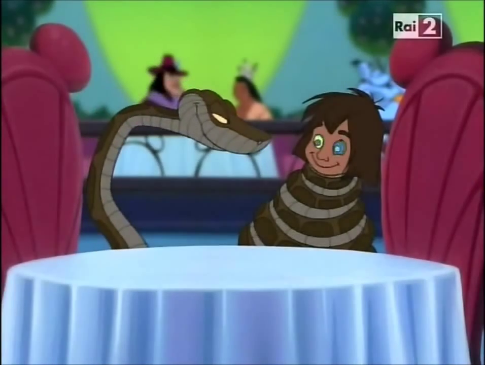 Kaa and Mowgli (house of mouse) by kaavictim on DeviantArt